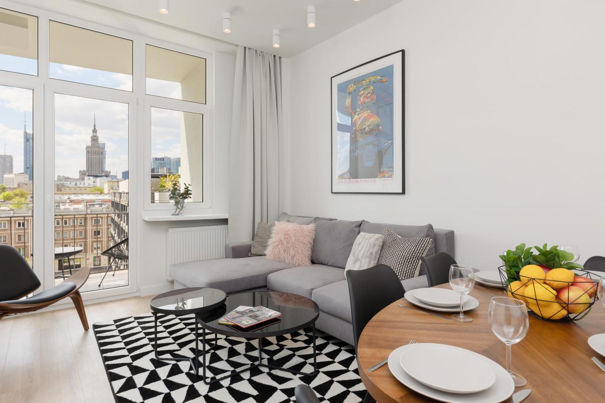City Panorama Spacious Apartment By Renters Prestige Warszawa Eksteriør billede